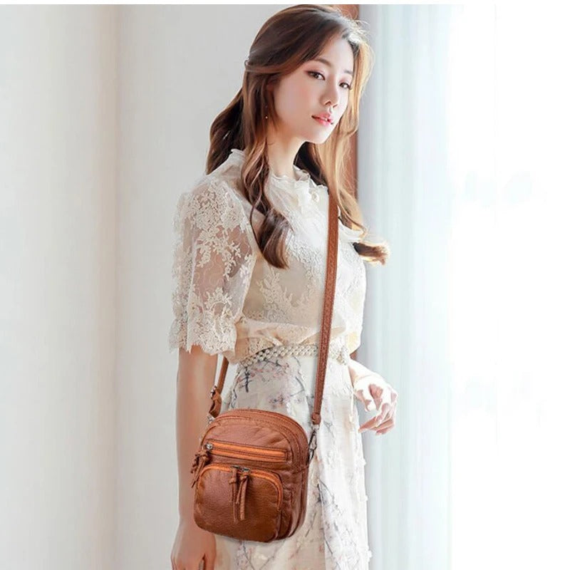 Izzy - Stilfuld skuldertaske med justerbar rem