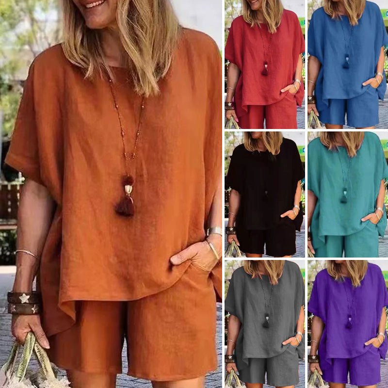 Lianna - Casual T-shirt og kort sæt