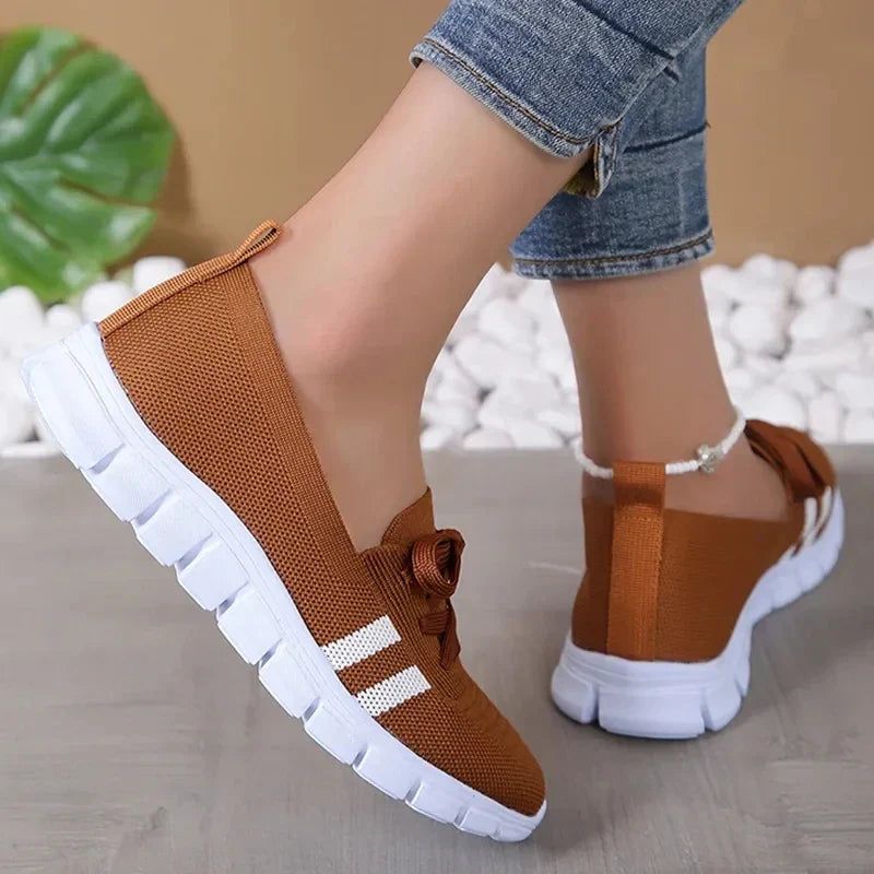 Emmeline - Åndbare strikkede sneakers