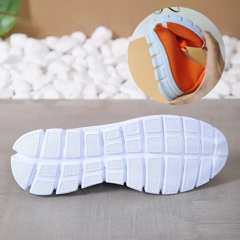 Emmeline - Åndbare strikkede sneakers