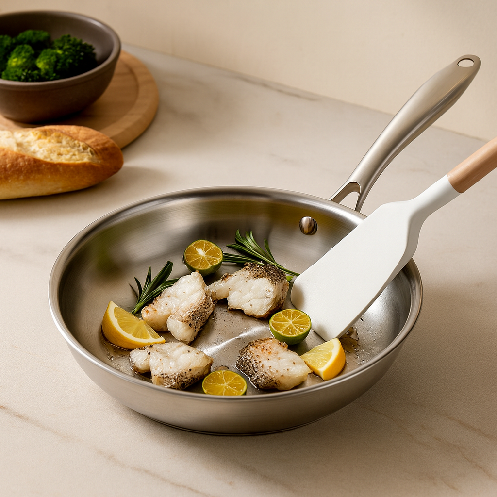 Astoria | Non-stick stegepande lavet af rustfrit stål