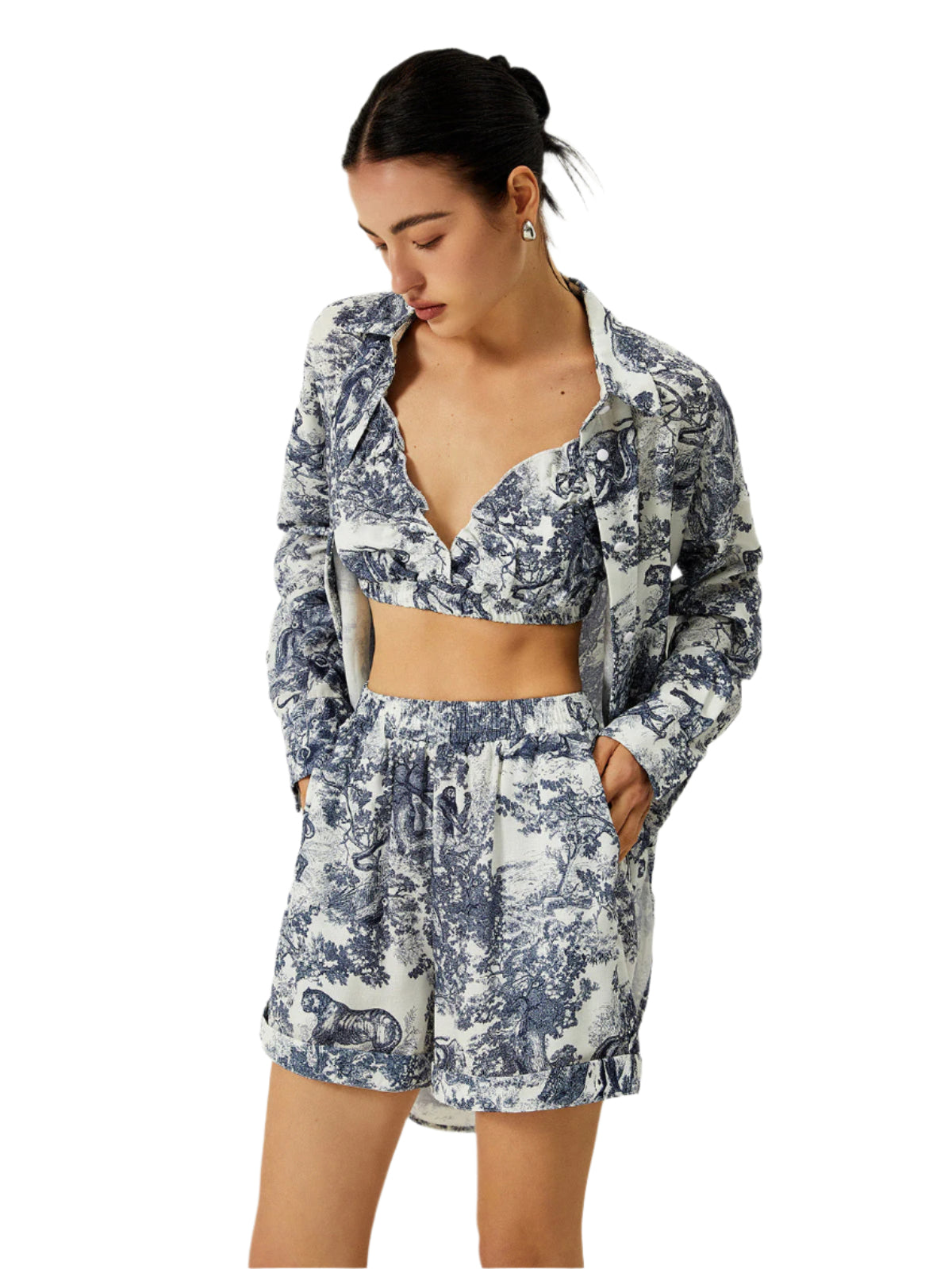 Karen - Blomsterprint Sommer 3-delt sæt