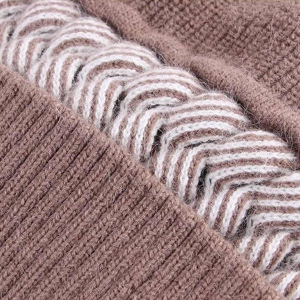 Ingrid - Eksklusivt sæt med hue og halstørklæde