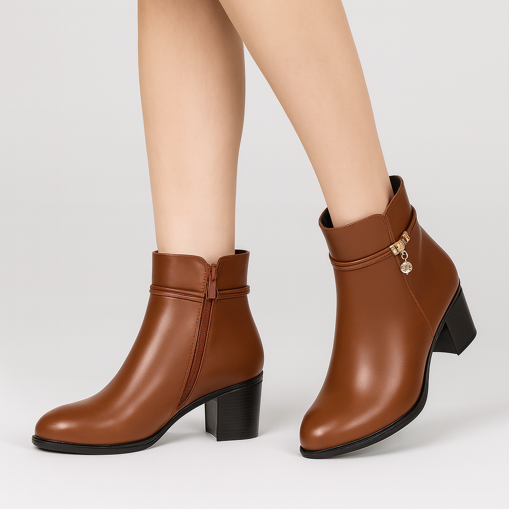 Rosemary | Elegante, forede ankelstøvler til vinteren