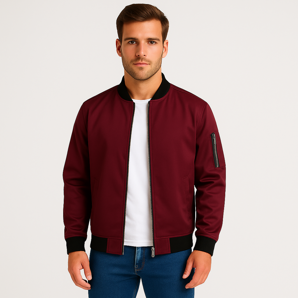 Let bomberjakke til mænd