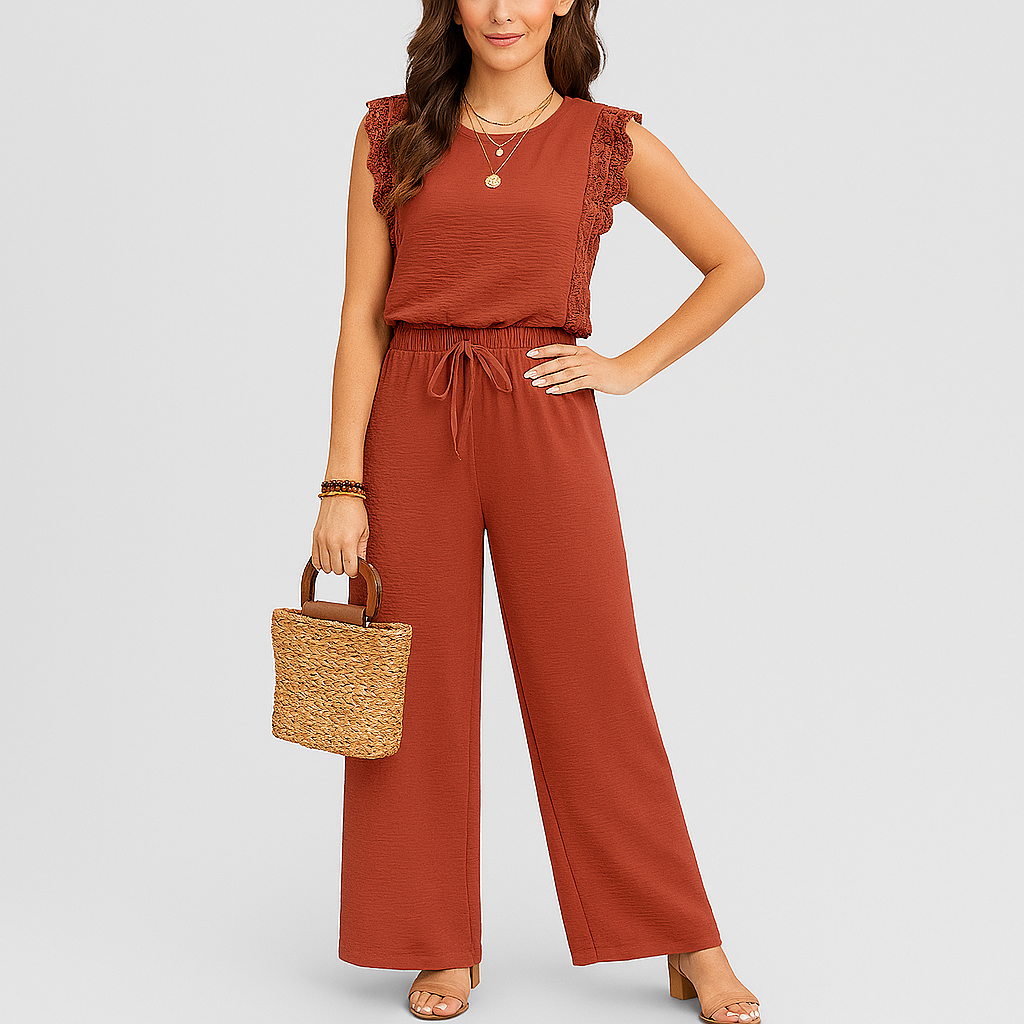 Elegant 2-delt sæt til kvinder – Unikt design med sofistikerede detaljer