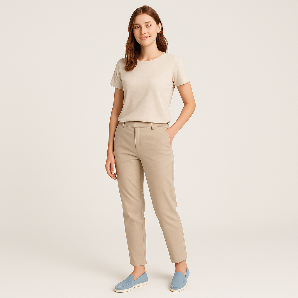 Mario - Loafers i ruskind i hvid sål