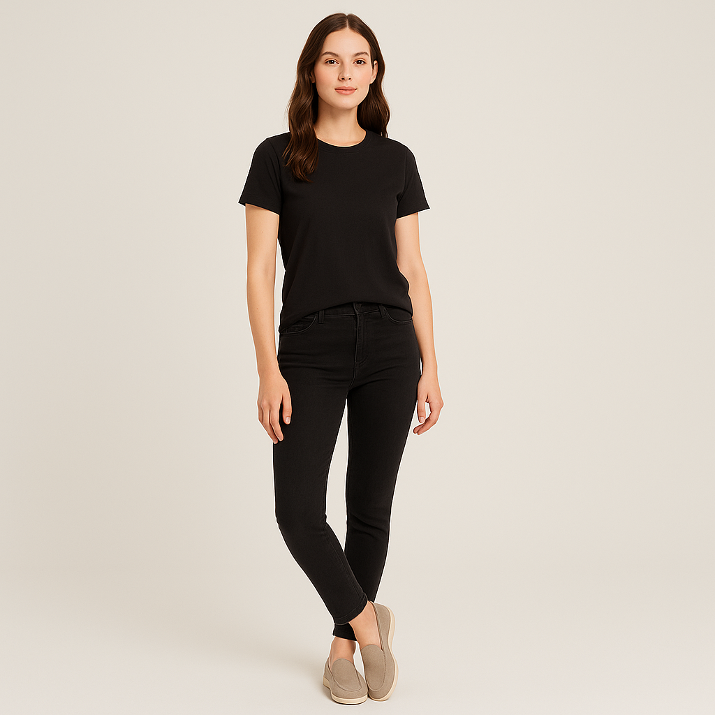 Mario - Loafers i ruskind i hvid sål