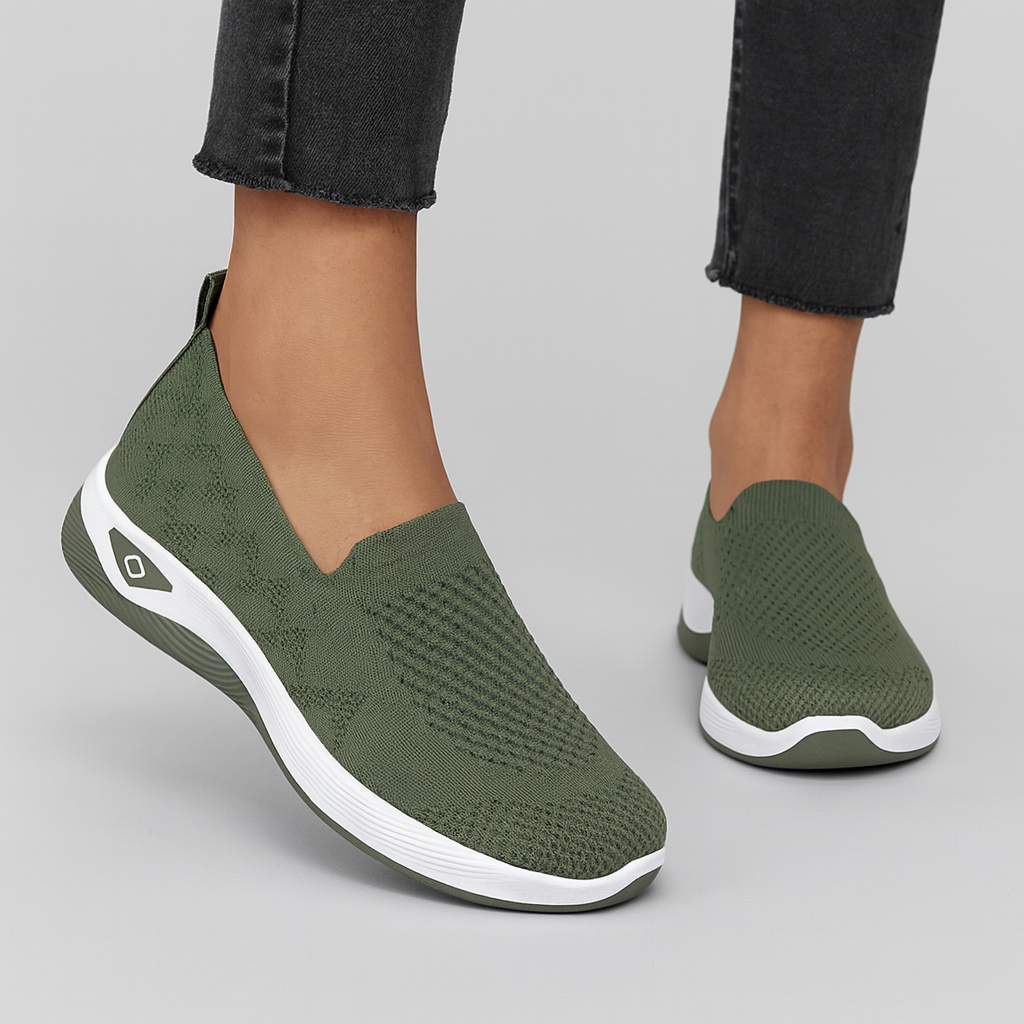 Jacquelyn | Fjerlette slip-on sneakers