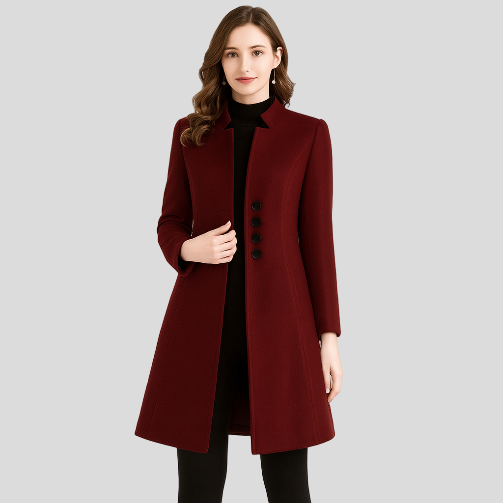 Isla | Elegant frakke med knapper foran