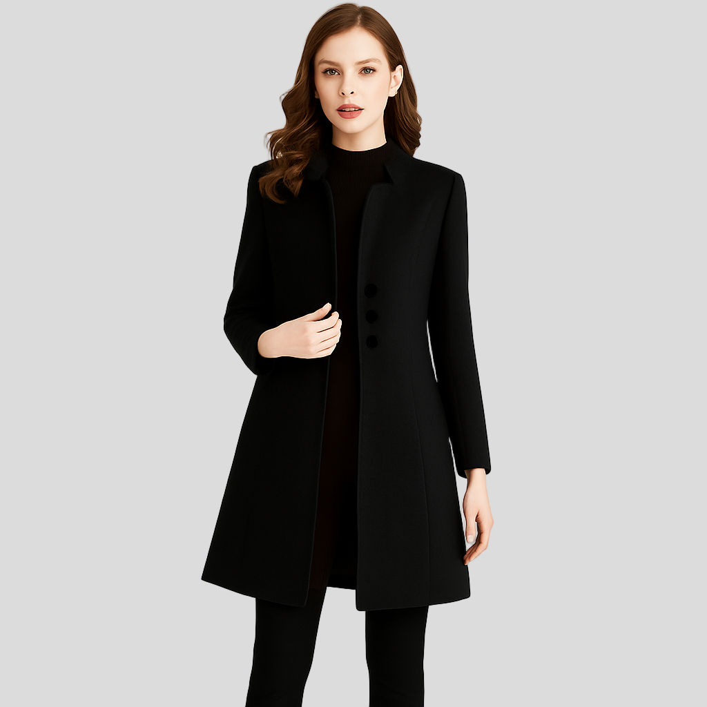 Isla | Elegant frakke med knapper foran