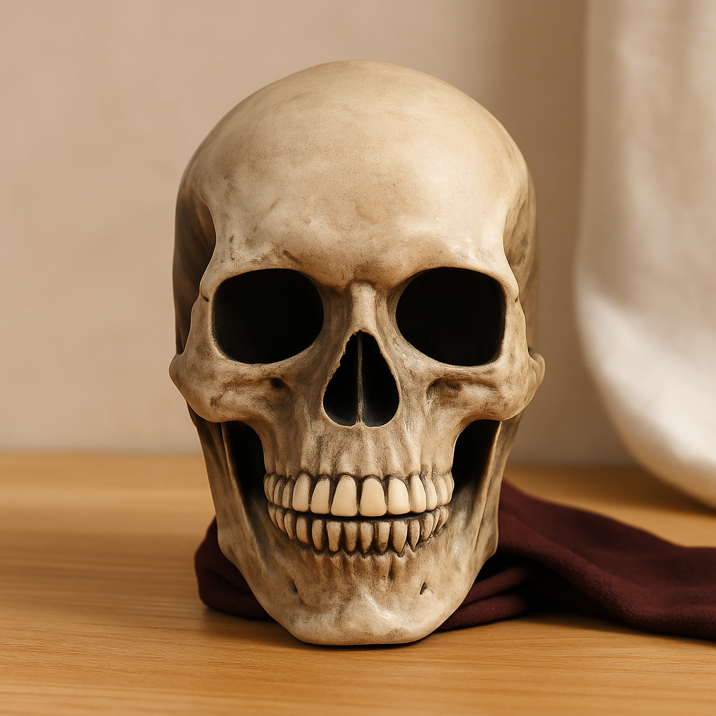 BoneReign | Realistisk kraniemaske med bevægelig kæbe