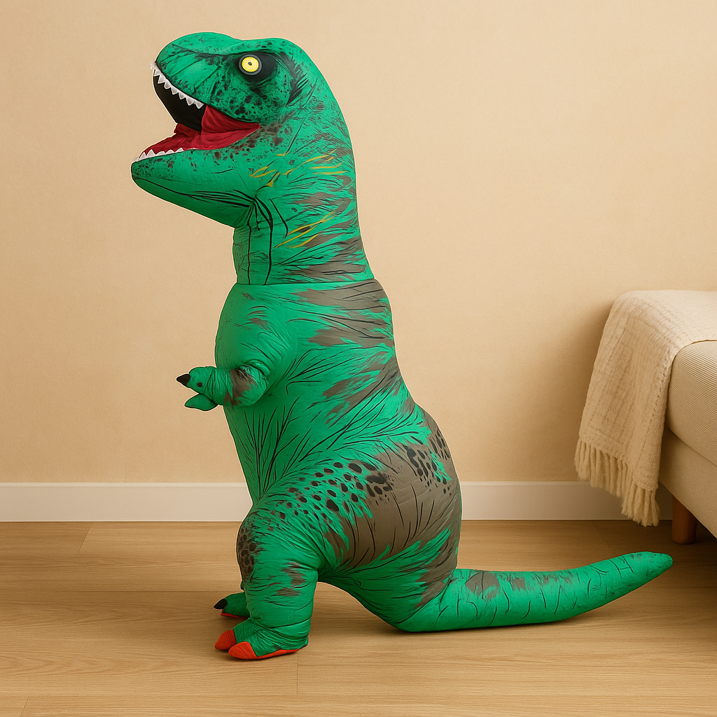 DinoRampage | Oppusteligt T-Rex kostume til Halloween og fester
