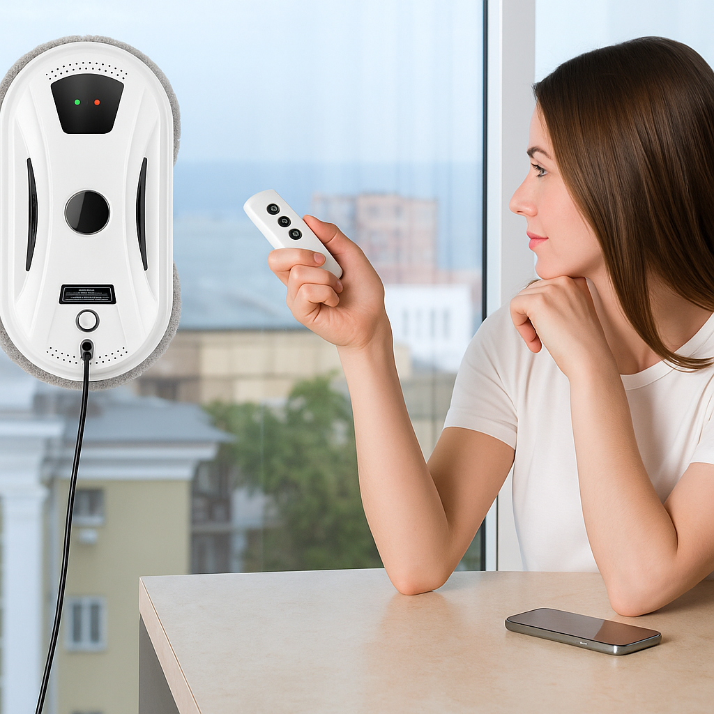 Ultratynd vinduesvaskerrobot