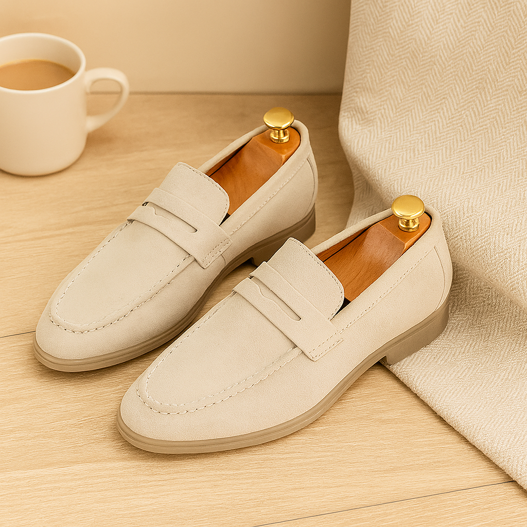 Alsidige business casual loafers til mænd – stilfulde og enkle slip-on flade sko