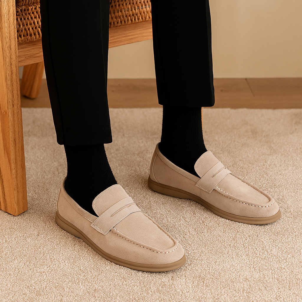 Alsidige business casual loafers til mænd – stilfulde og enkle slip-on flade sko