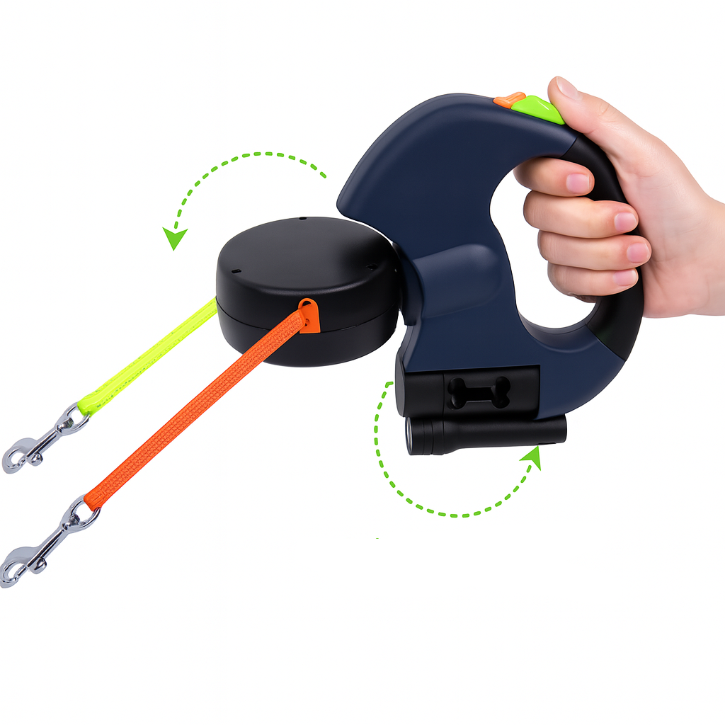 TangleGuard – Dobbelt Hundesnor med Anti-Twist Design
