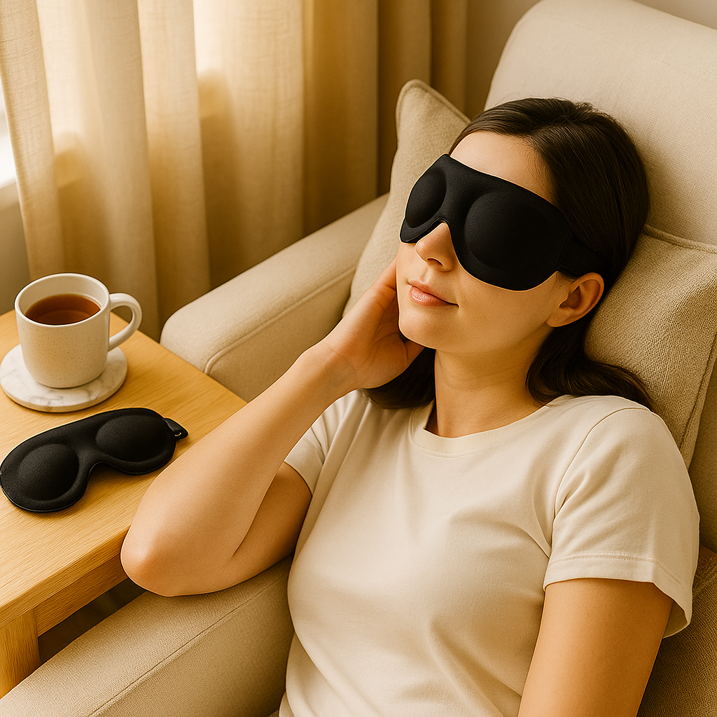 NoirRest - Ergonomisk 3D-søvnmaske for total mørklægning