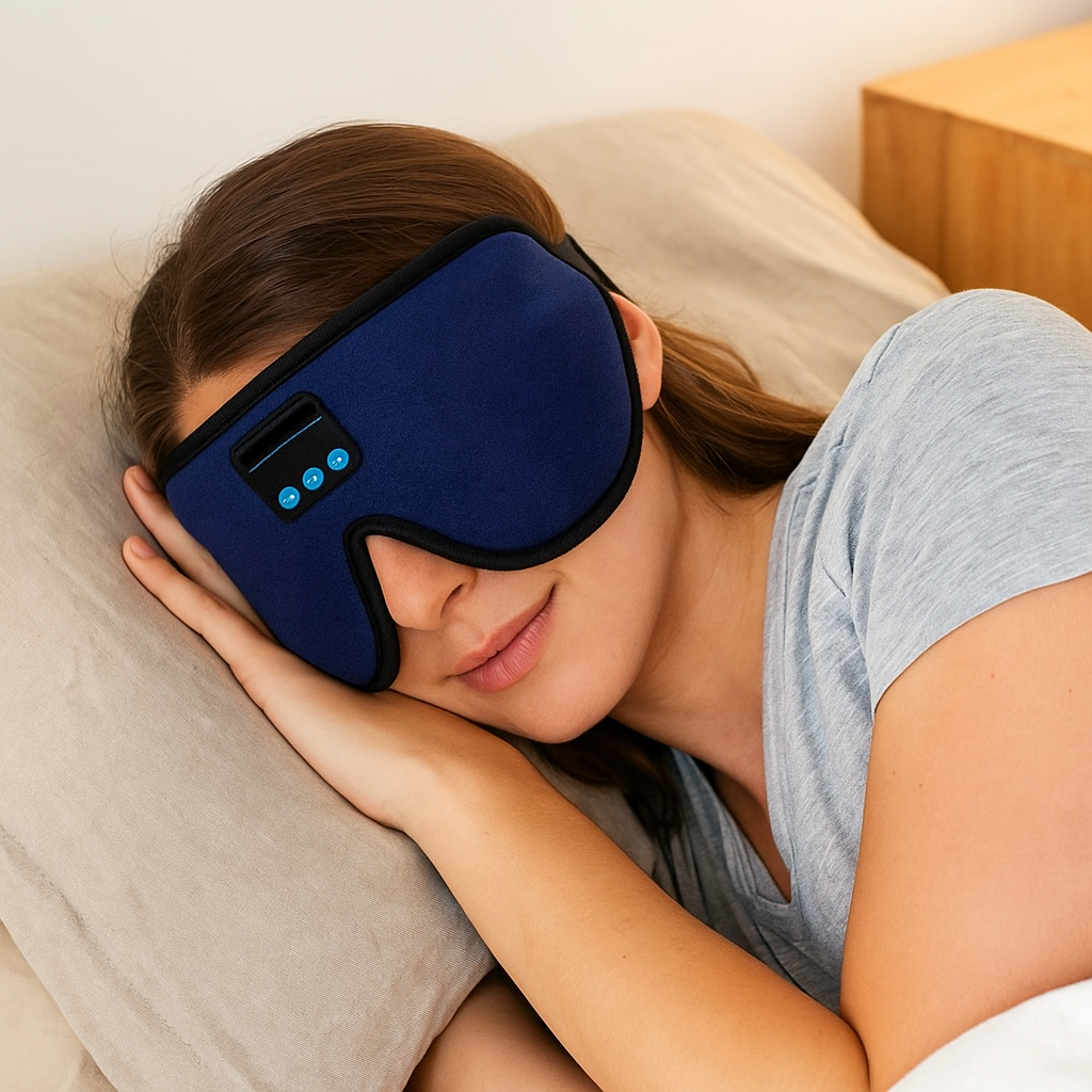 DreamBeats | Bluetooth-søvnmaske med HD-lyd og 3D-øjenkomfort