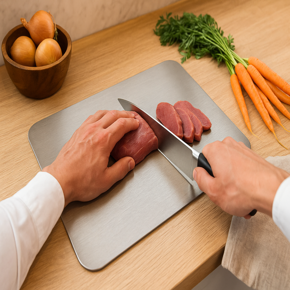 HygieBoard - Antibakterielt skærebræt til køkkenet - Dobbeltsidet og skridsikkert