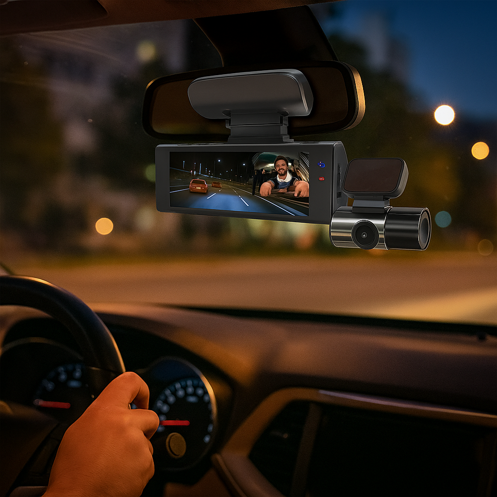 StrataCam - Avanceret 320° ultravidvinkel smart dashcam-systemet