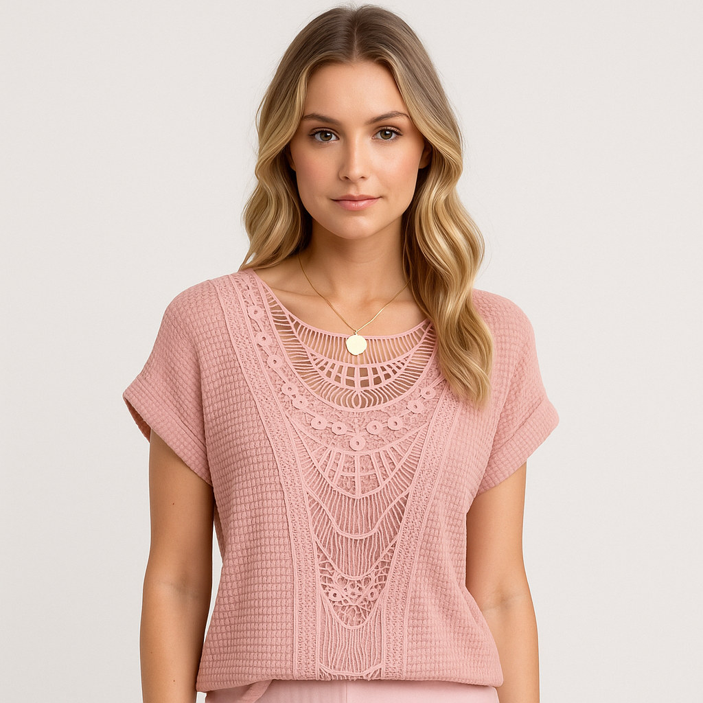 Viola - Chic Elegance Blonde Top