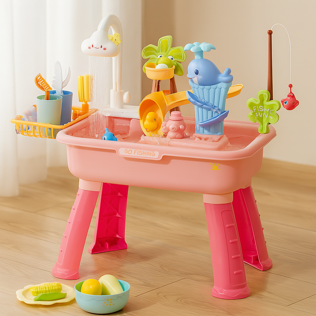 Splash ‘n Fish - Sjovt vandspil for børn med havsaltfiskeri
