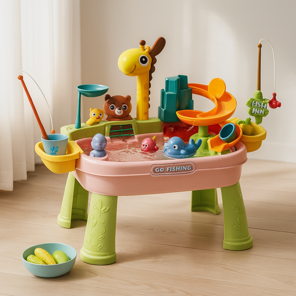 Splash ‘n Fish - Sjovt vandspil for børn med havsaltfiskeri