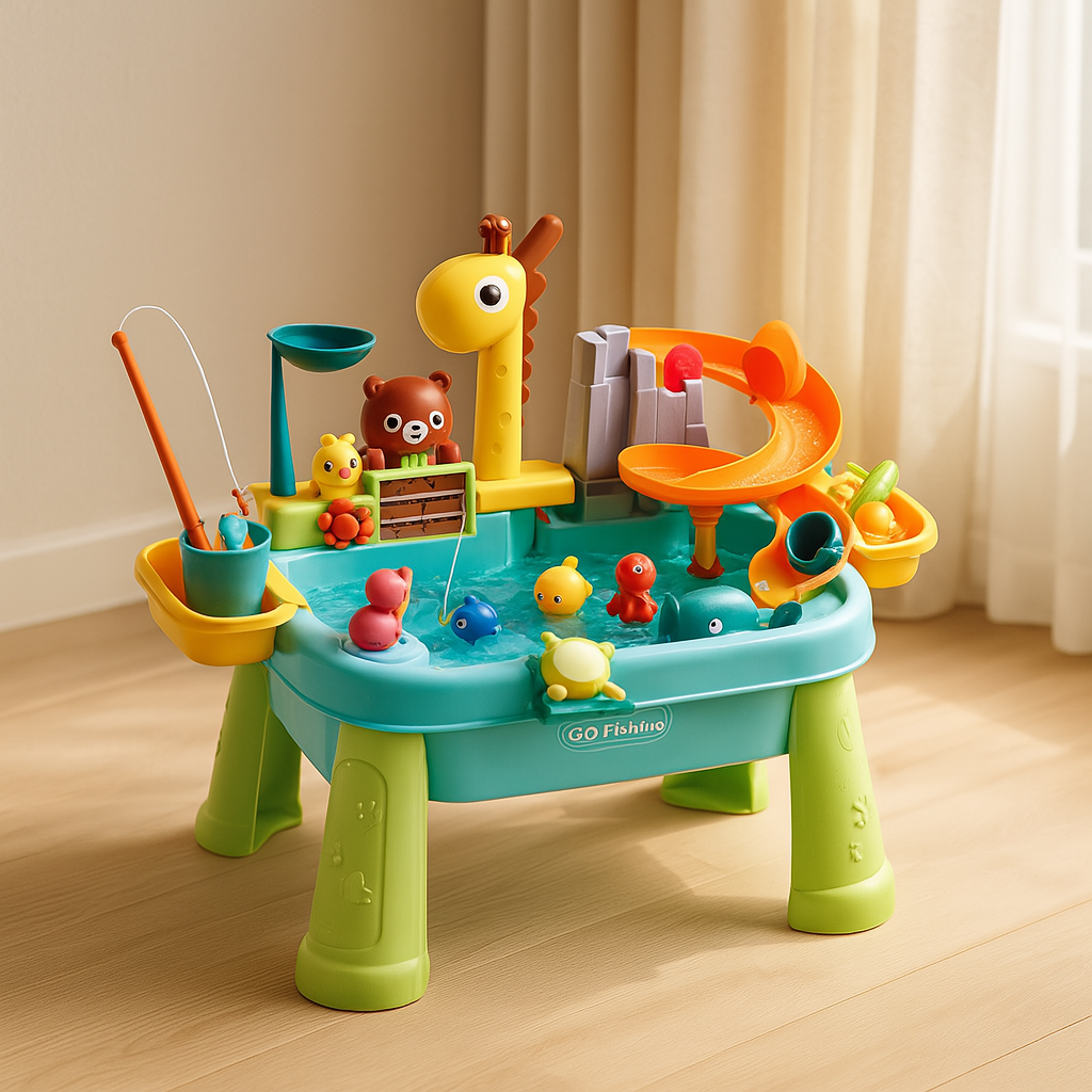Splash ‘n Fish - Sjovt vandspil for børn med havsaltfiskeri