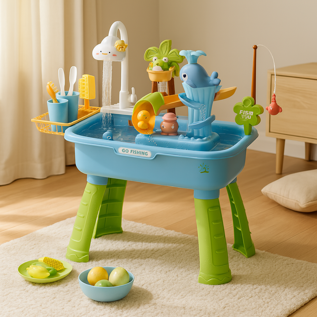 Splash ‘n Fish - Sjovt vandspil for børn med havsaltfiskeri