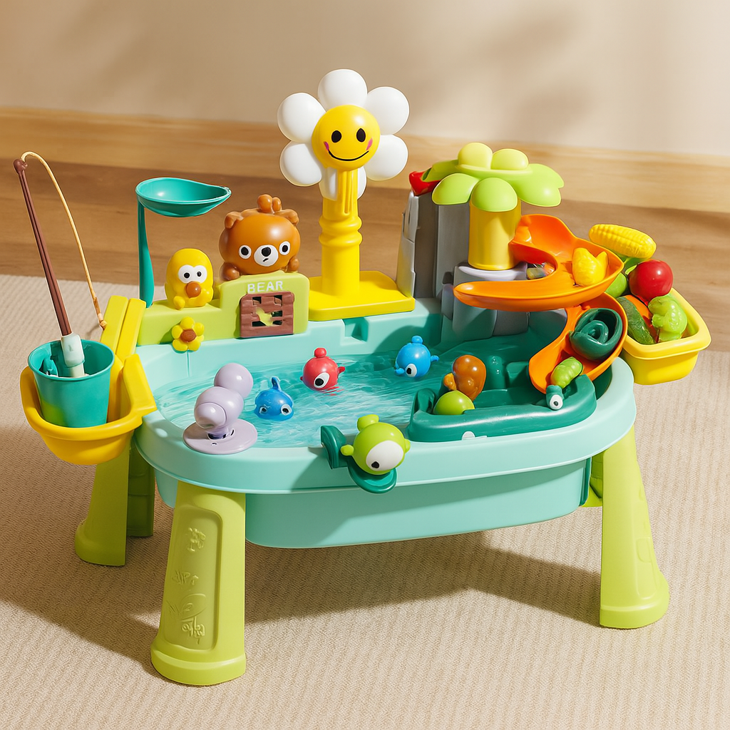 TinyFishers - Fiskelegetøj med vandvask til tidlig uddannelse