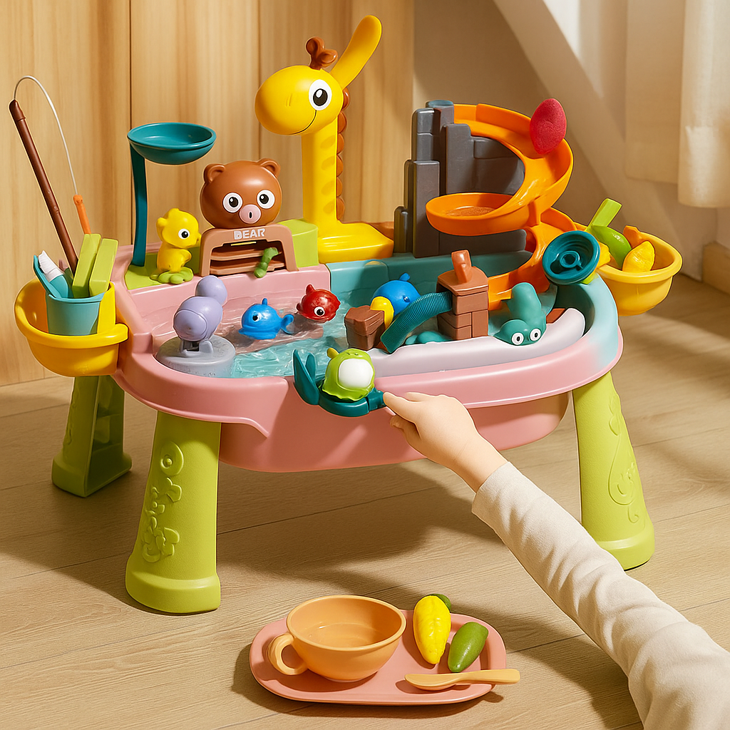 TinyFishers - Fiskelegetøj med vandvask til tidlig uddannelse