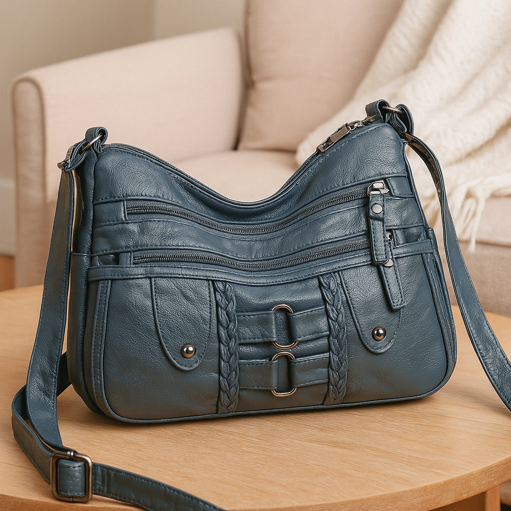 Maureen - Moderne multi-lynlåstasker med justerbar skulderrem