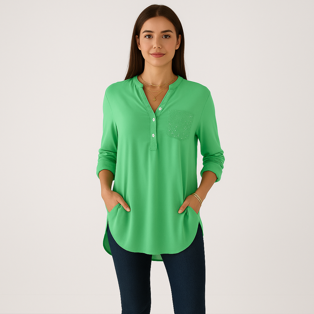 Myles – Elegant langærmet skjorte