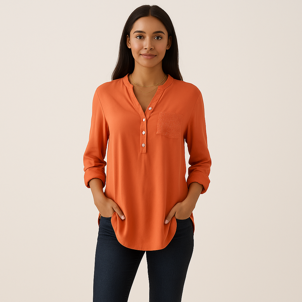 Myles – Elegant langærmet skjorte