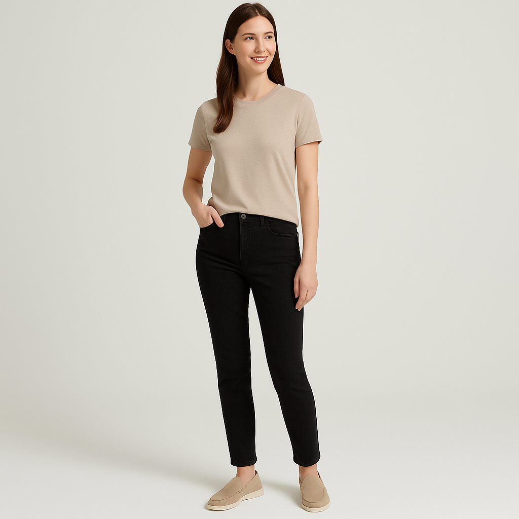 Mario - Loafers i ruskind i hvid sål