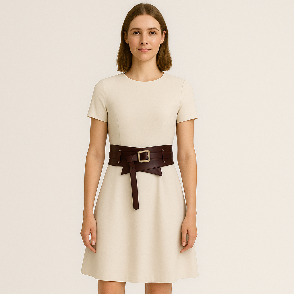 Vivianne - Multifunktionelt taljebælte i ægte læder