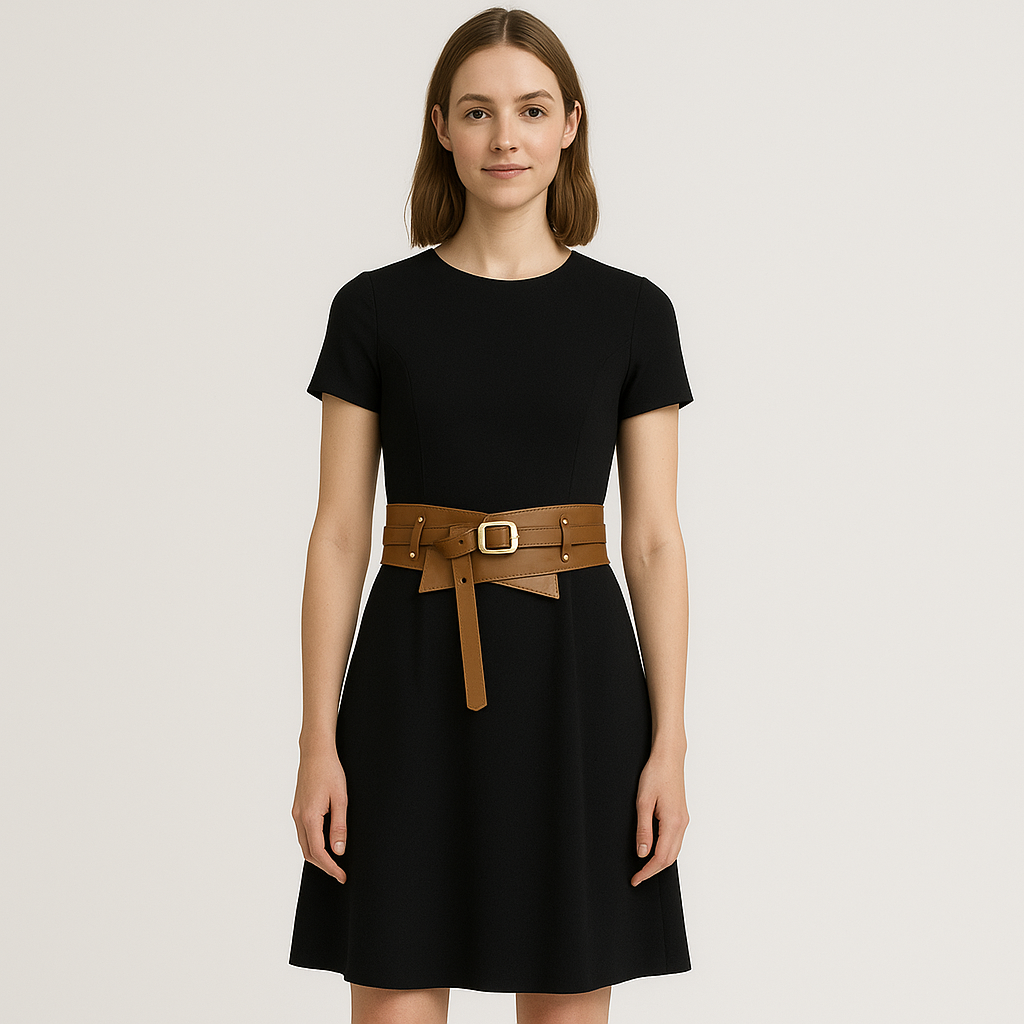 Vivianne - Multifunktionelt taljebælte i ægte læder