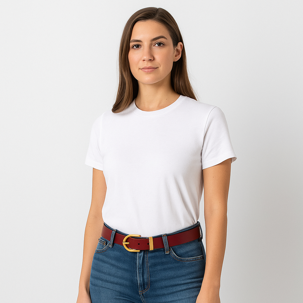 Anna - Ægte læderbælte