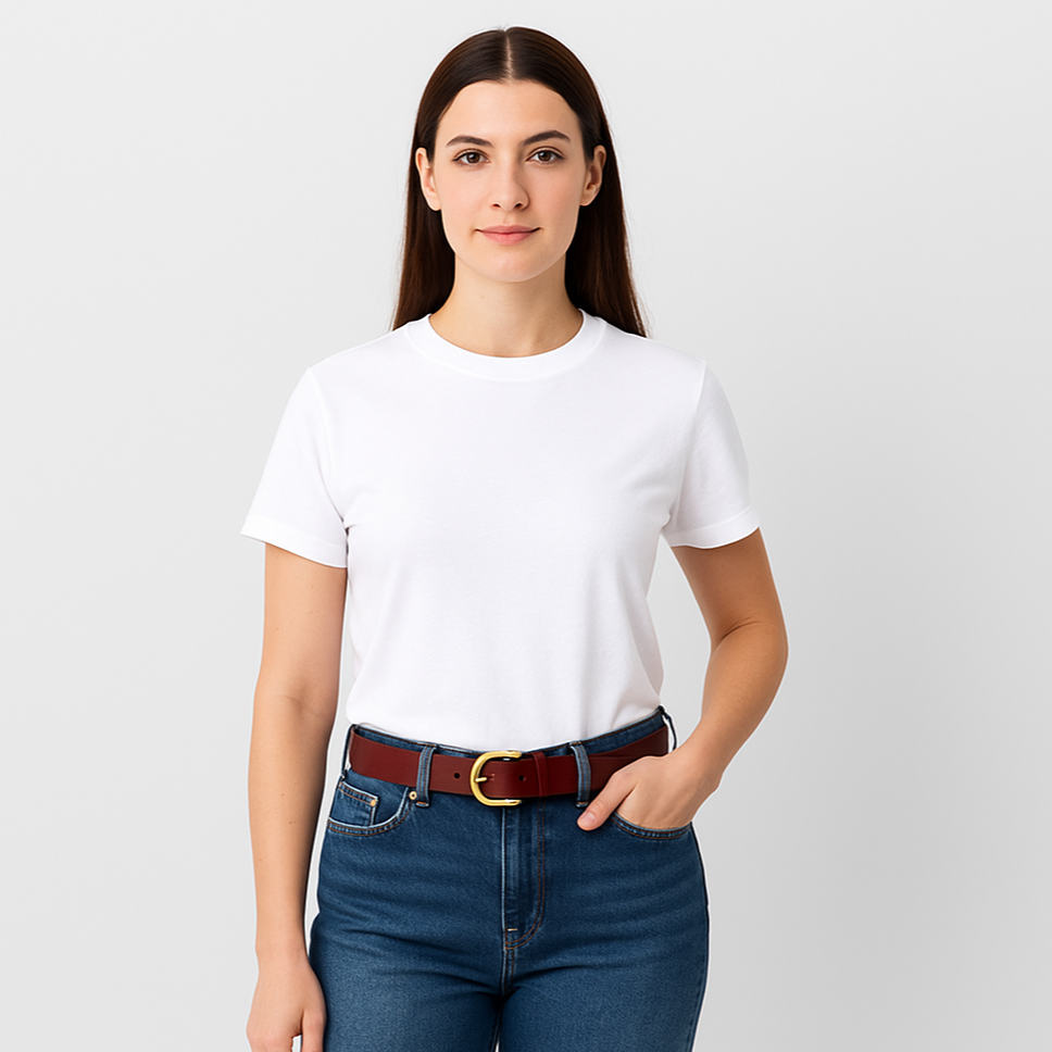 Anna - Ægte læderbælte