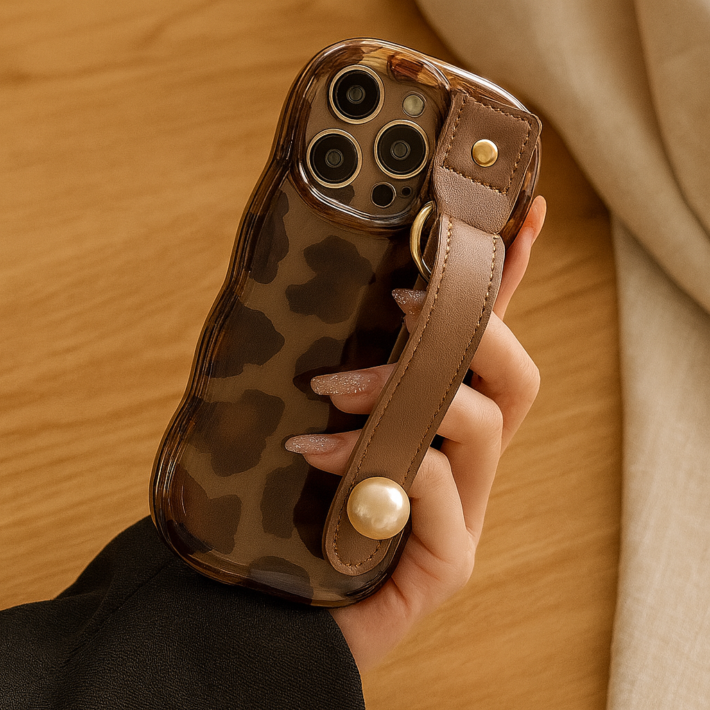 LeopardLux | Læderarmbåndstelefoncover