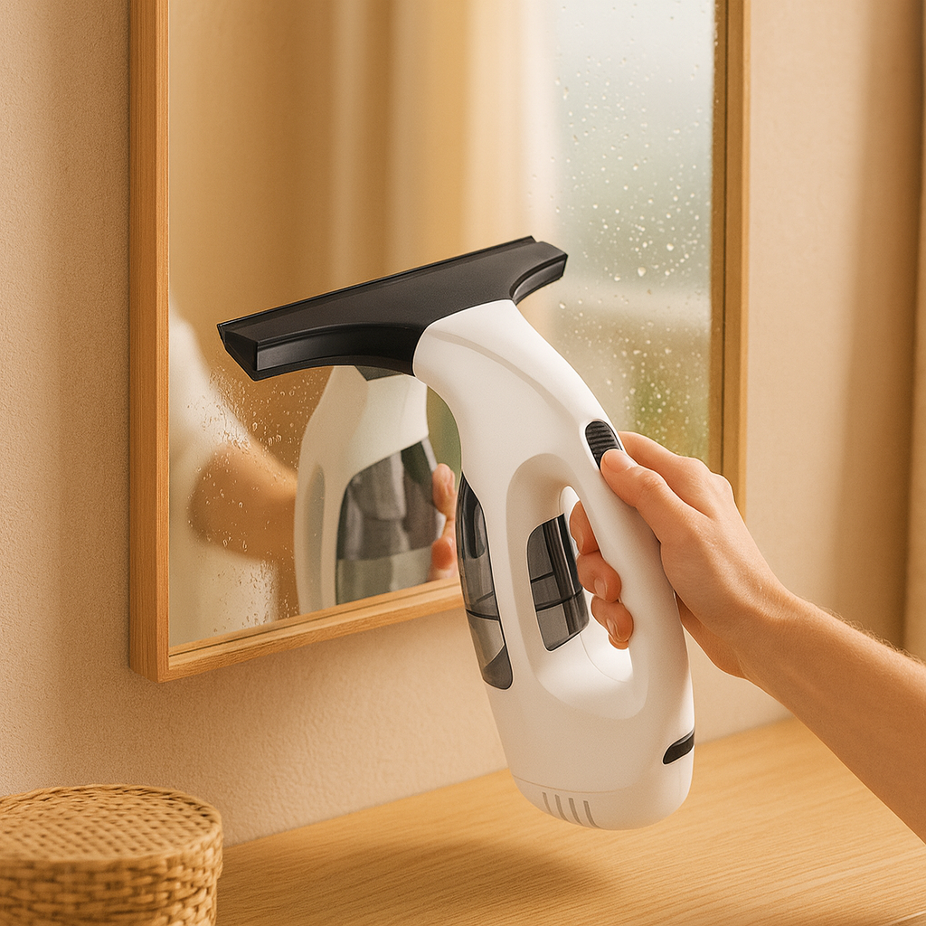 ClarityPro | Ledningsfri vinduesstøvsuger og gummiskraber