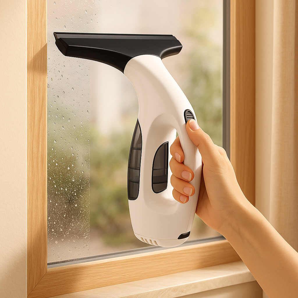 ClarityPro | Ledningsfri vinduesstøvsuger og gummiskraber