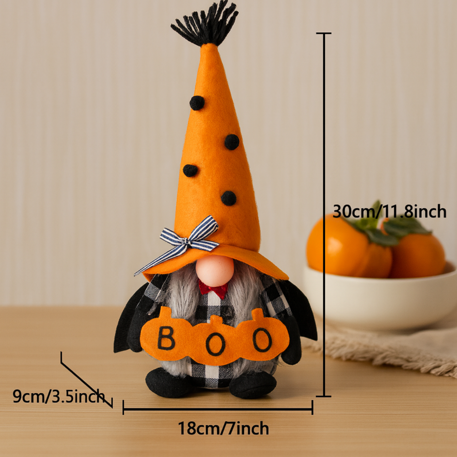 Crawwick – Halloween nisse- og græskarbanner sæt i polyester