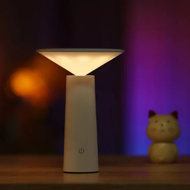 LumiFlex – Justerbar trådløs bordlampe med 360° rotation