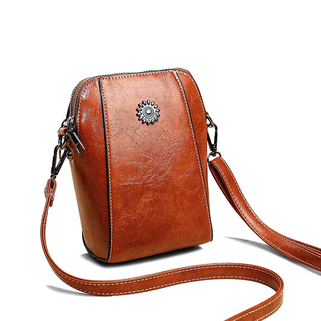 Daisy | Retro Læder Crossbody Taske