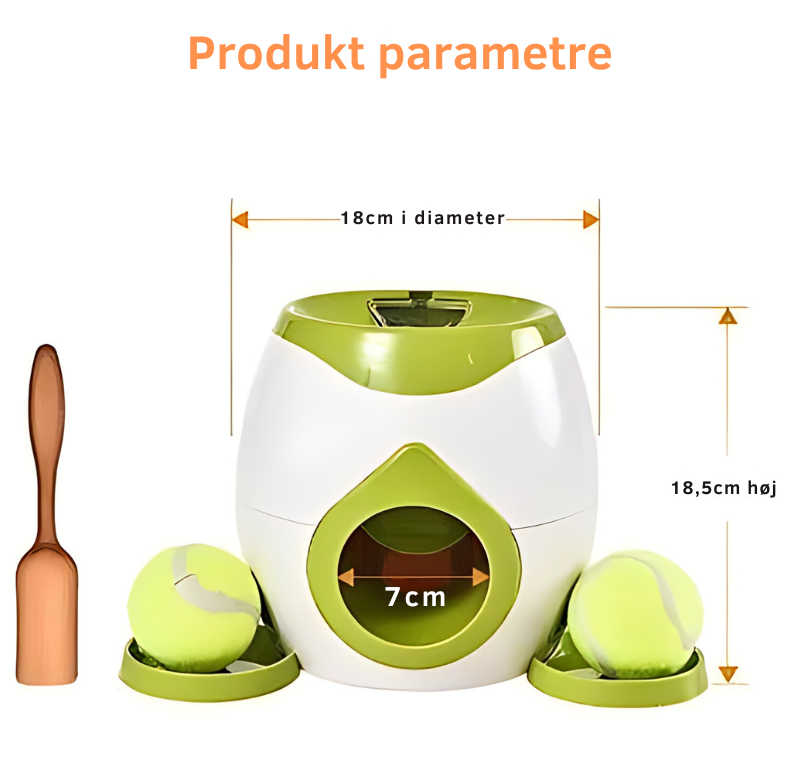 TreatLauncher™ – Automatisk boldkaster med snacks