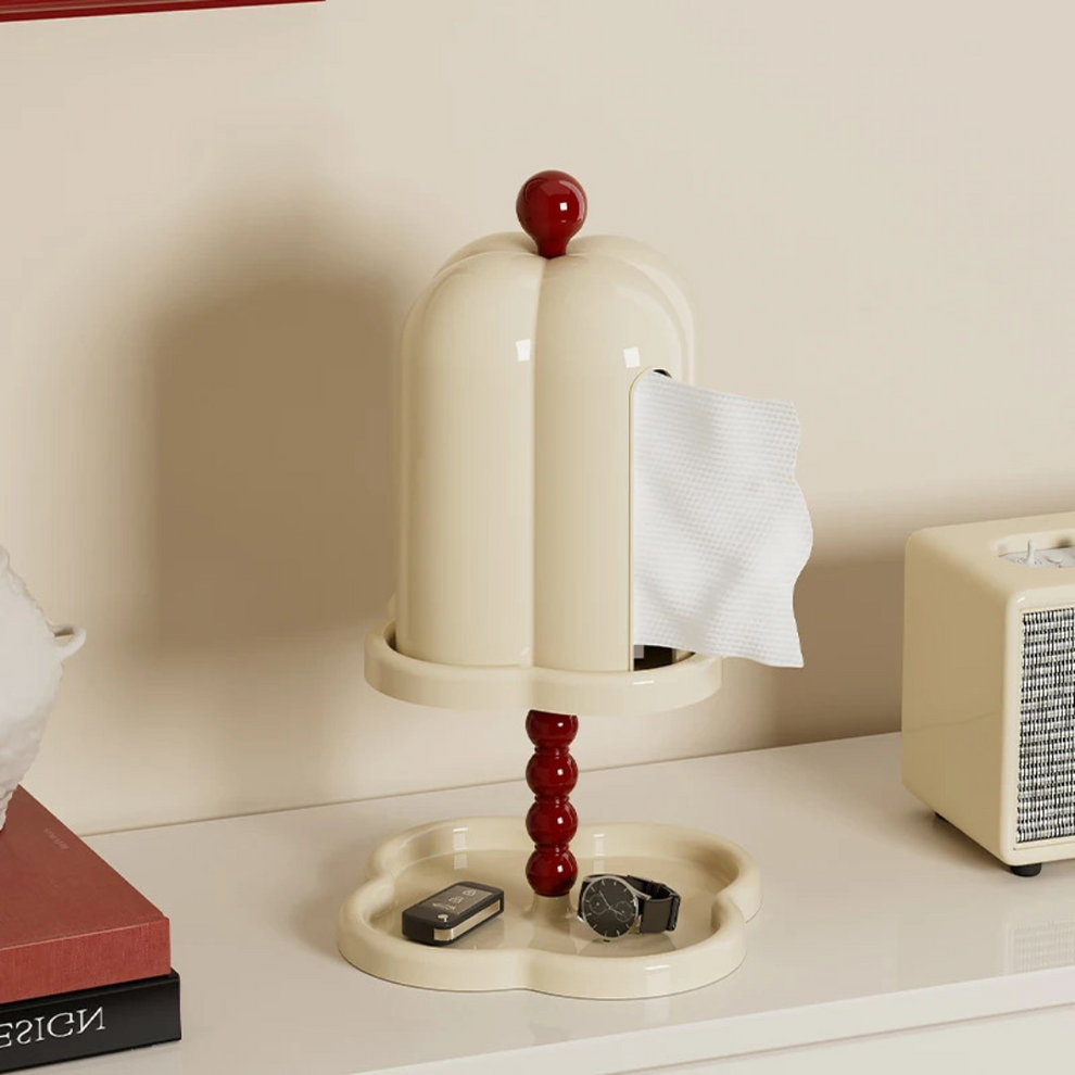 StealthBox – Tissue box med beskyttende kuppellåg og skjult opbevaringsrum