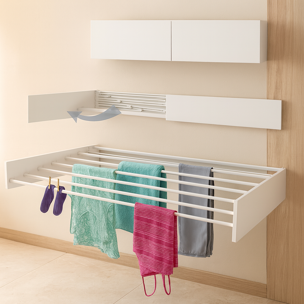 EcoDry foldbar tørretumbler – Pladsbesparende tørretumbler til indendørs og udendørs brug