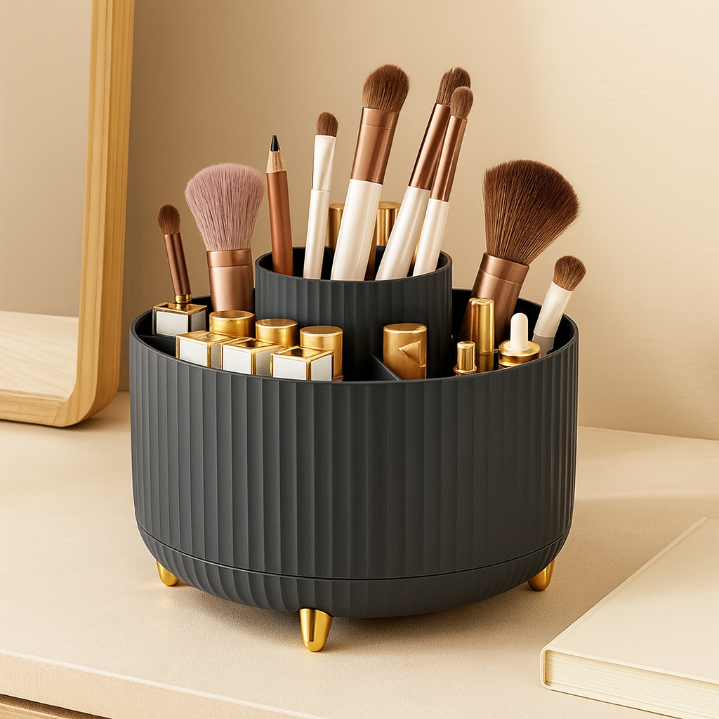 ElegantSpin 360° roterende organizer – Kosmetikopbevaring